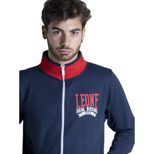 Tuta real boxing Felpa con zip e pantalone da uomo Jumpsuits Set