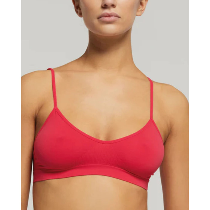Brassiere seamless con spalline sottili X2