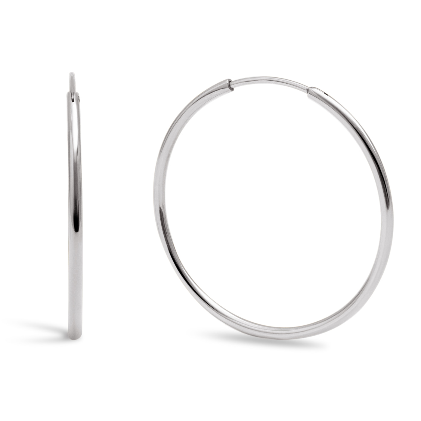 Orecchini Maria L in Acciaio