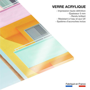 Tableau architecture venice beach pastel  Tableau plexiglas
