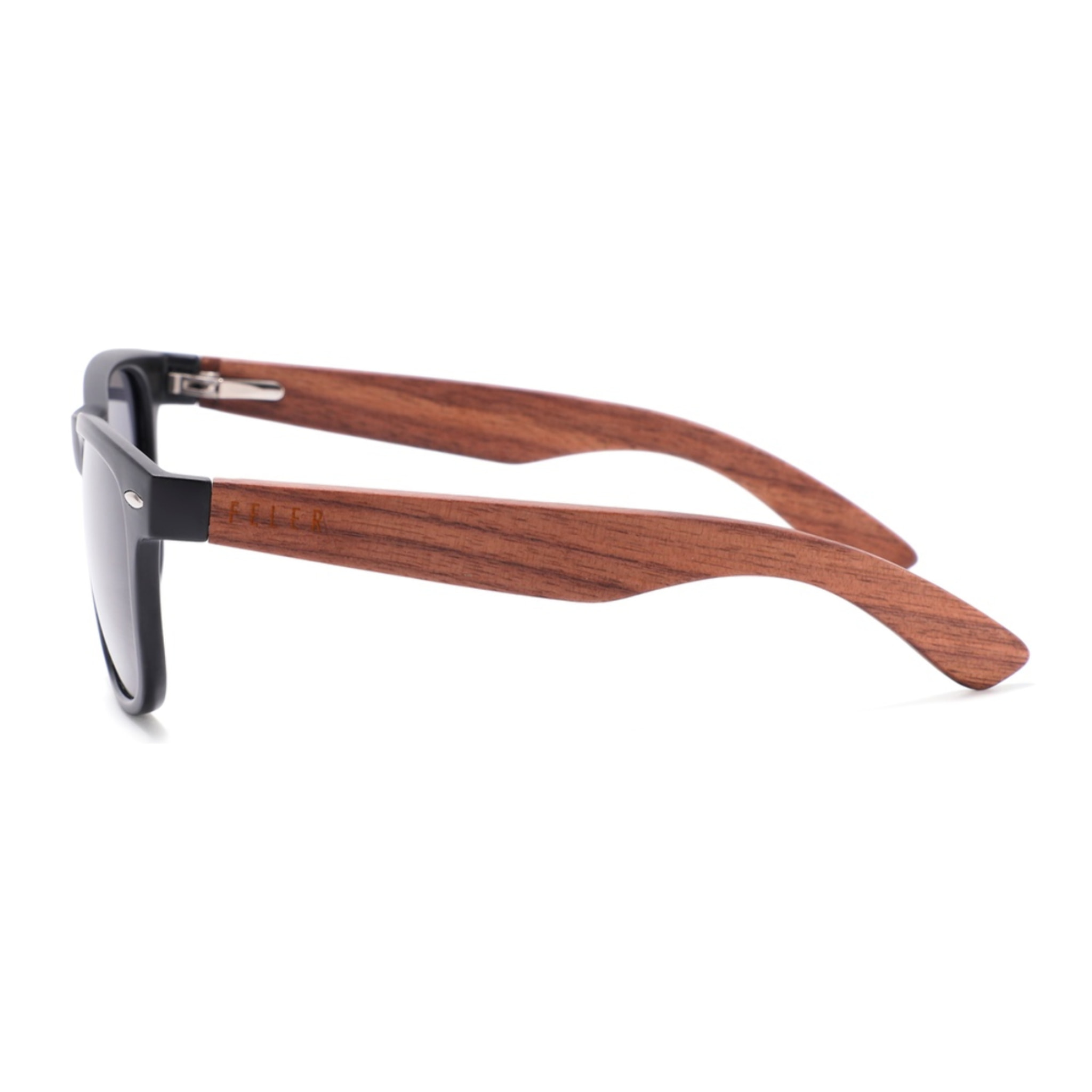 Gafas de Sol Feler 1501-3 Polarizadas de Madera Unisex 52 mm