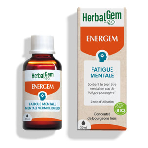 Herbalgem- EnerGem surcharge mentale - Bio - 30 ml