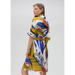 Vestito corto con stampa