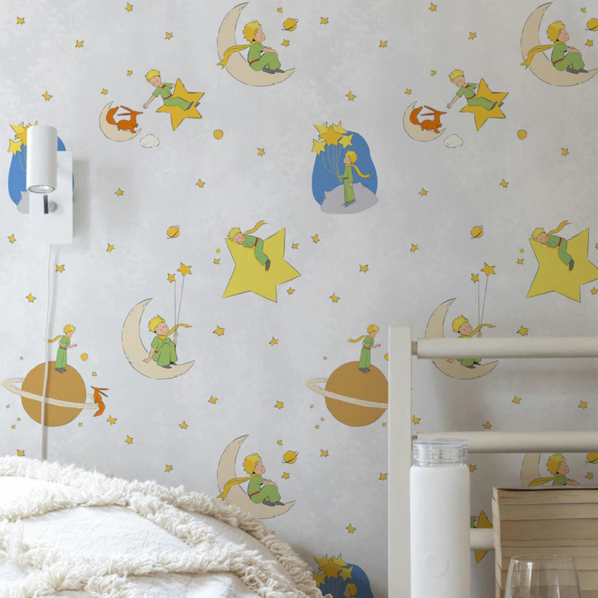 Carta da Parati Ufficiale Il Piccolo Principe Stelle e Pianeti