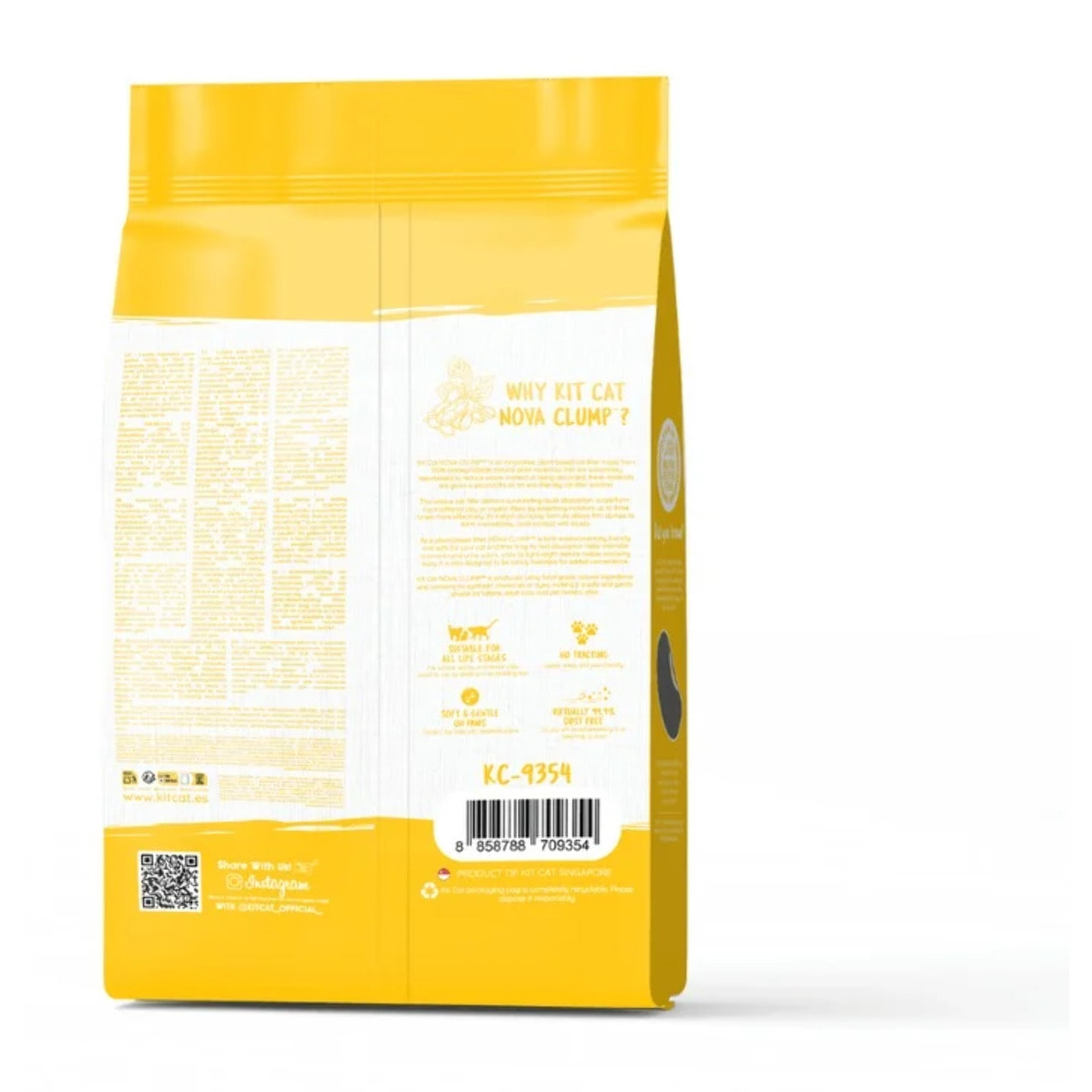Pack 6 Kit Cat Arena Eco Nova - Original 7 L Arena para gatos