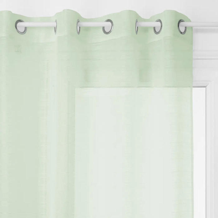 Voilage Louis vert céladon 140x240cm