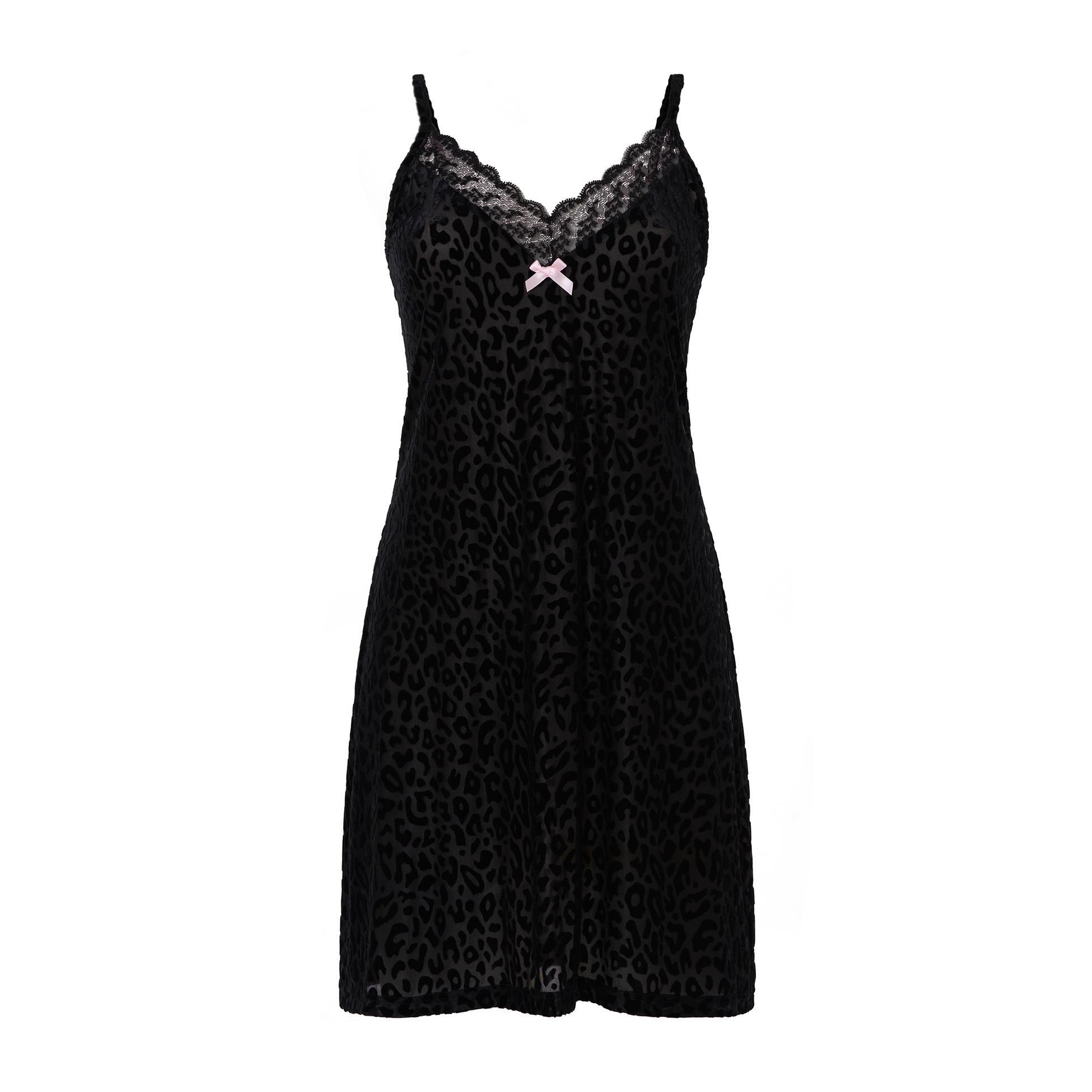 Camisón corto Negro