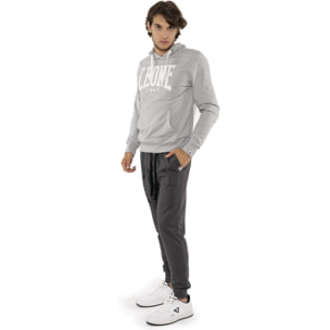Pantalone sportivo invernale da uomo con polsino e logo grande "Basic"