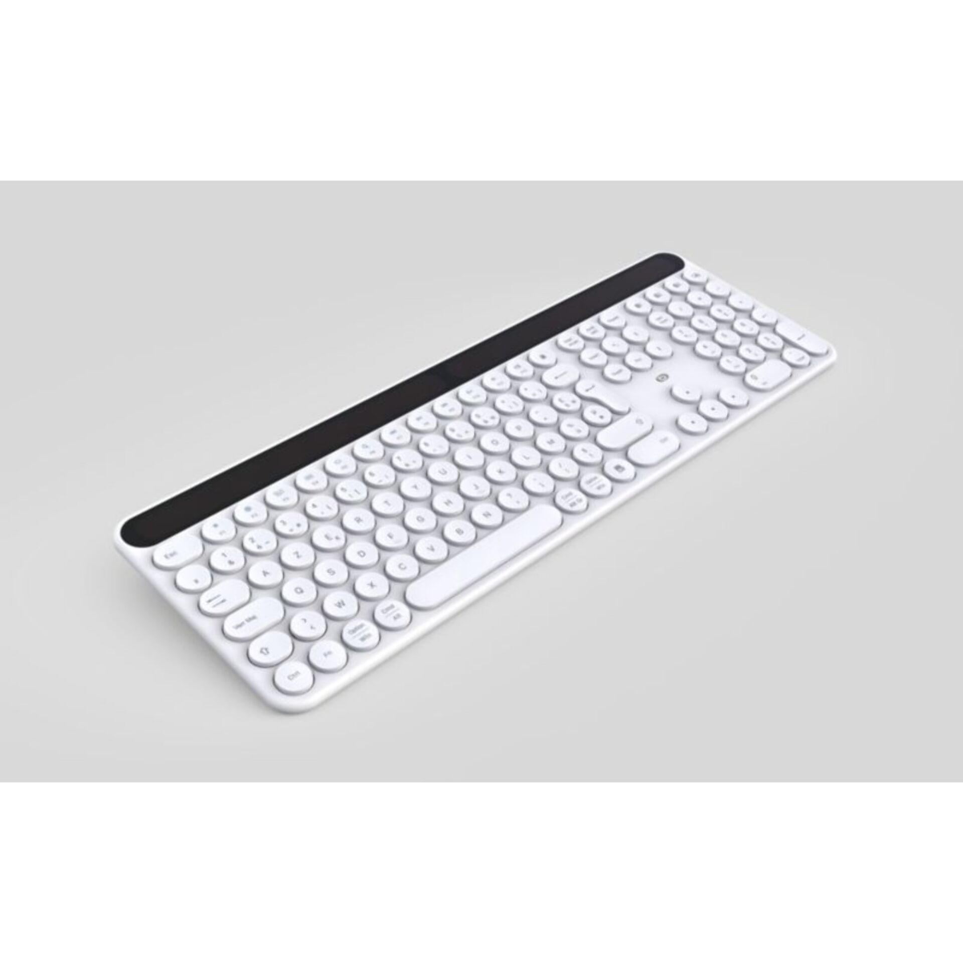 Clavier sans fil ESSENTIELB Solaire SKW Blanc
