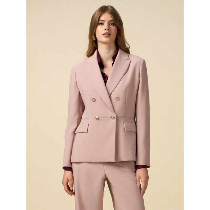 Oltre - Giacca blazer doppiopetto - Rosa