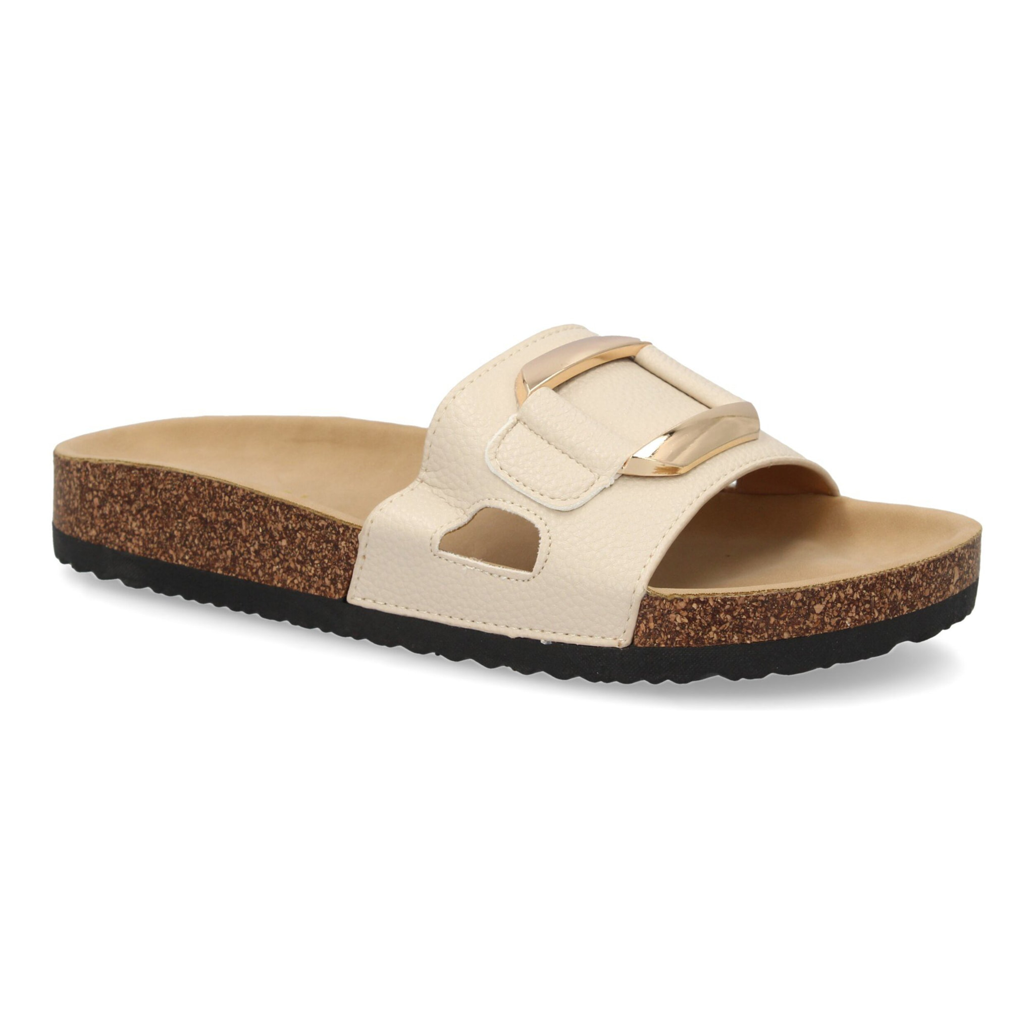 Sandalia plana de mujer, comoda y elegante, diseño moderno con material bio