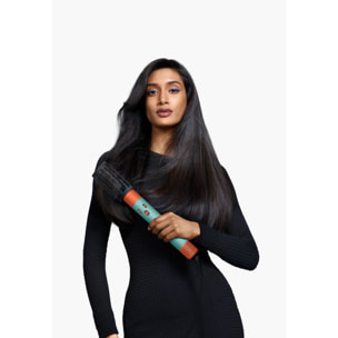 Multi-styler asciugacapelli Dyson Airwrap i.d.™ per capelli lisci e ondulati in Acquamarina/Tangerine | Ricondizionato