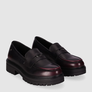 Zapatos - Vino - Tacón: Bajo