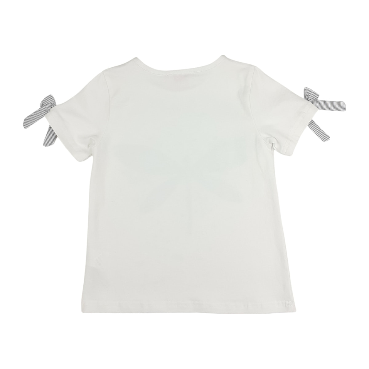 TSHIRT JERSEY BIANCO STAMPA LIBELLULA