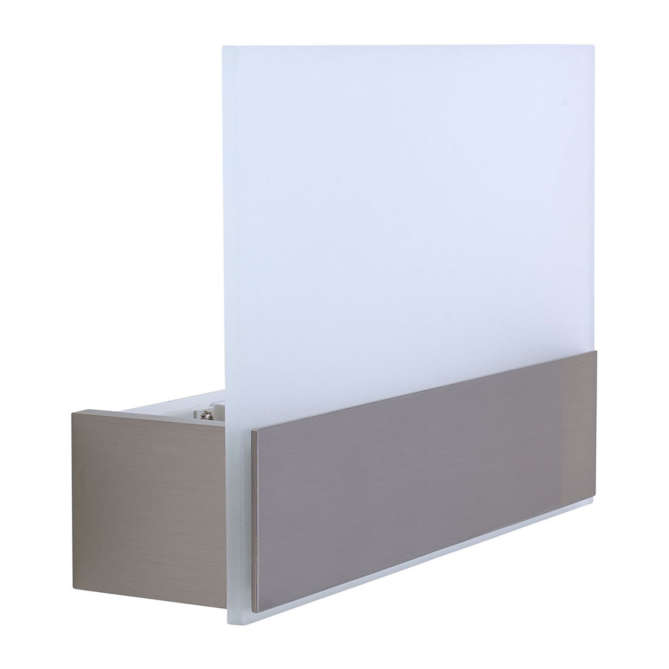 LEDS C4 Aplique Flat Led 8.5W 3000K Níquel Satinado