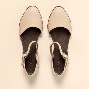 Sandalias ND54 SOFT NAPPA CREAM/STELLA color Cream