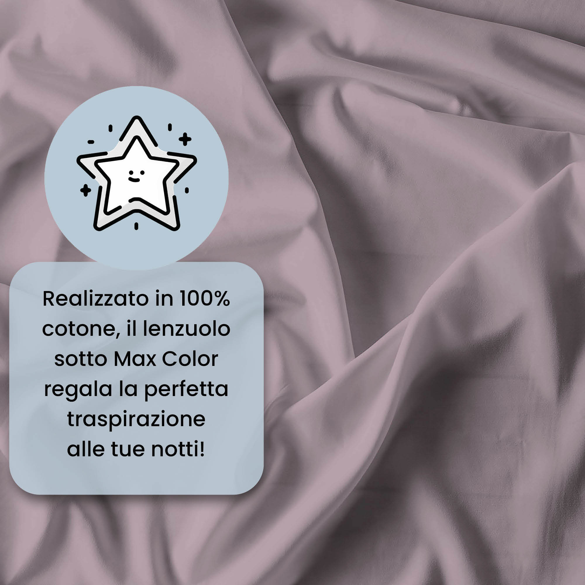LENZUOLO SOTTO CON ANGOLI MAX COLOR, 100% COTONE MADE IN ITALY - MATRIMONIALE MAXI