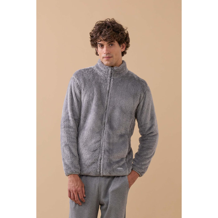 Giacca uomo unity in eco pelliccia con zip Noidinotte