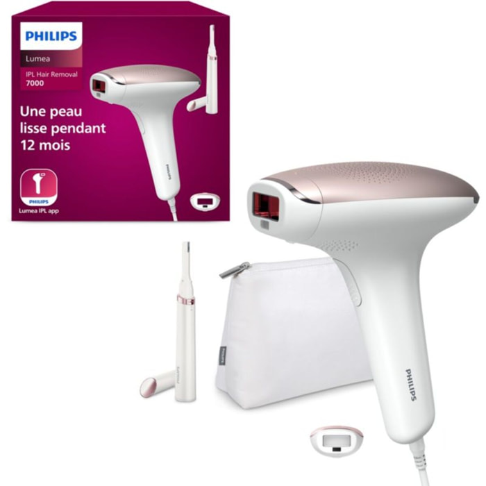 Epilateur lumière pulsée PHILIPS Hair Removal series 7000 BRI920/00