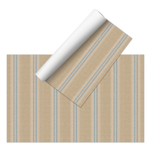 Alfombra de vinilo CERAMIKO, Brígida, imitación textil 100x133 cm