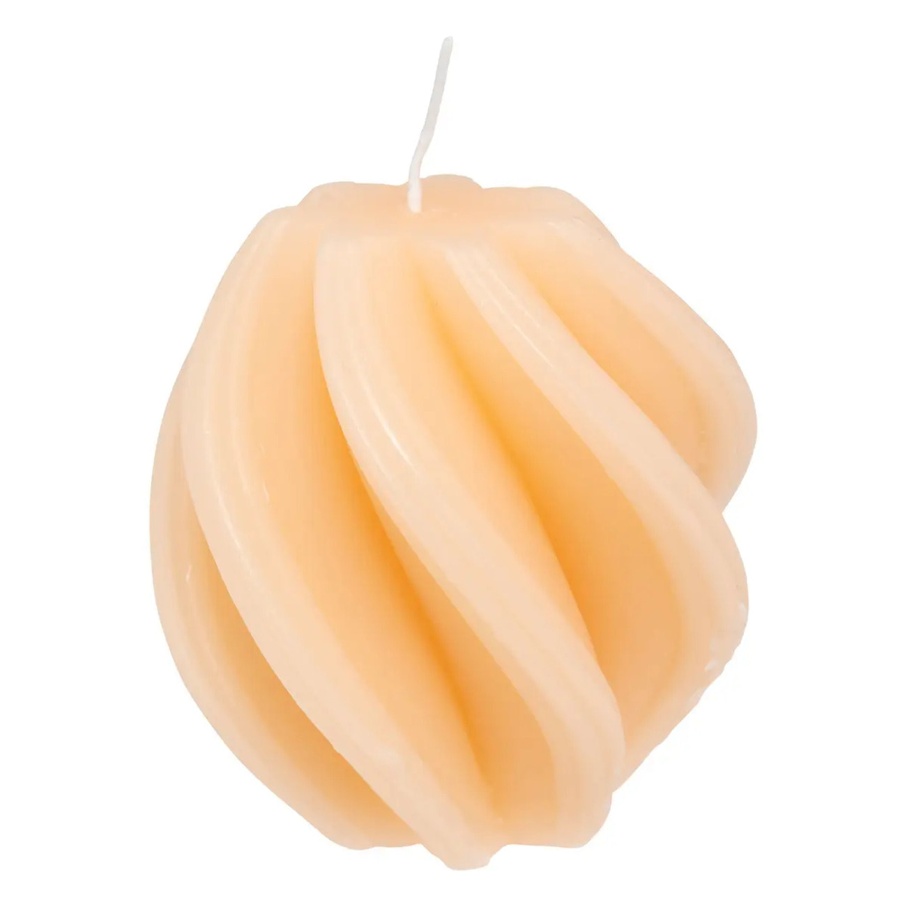 Bougie bâton "Twist wild romance" blanc 187g