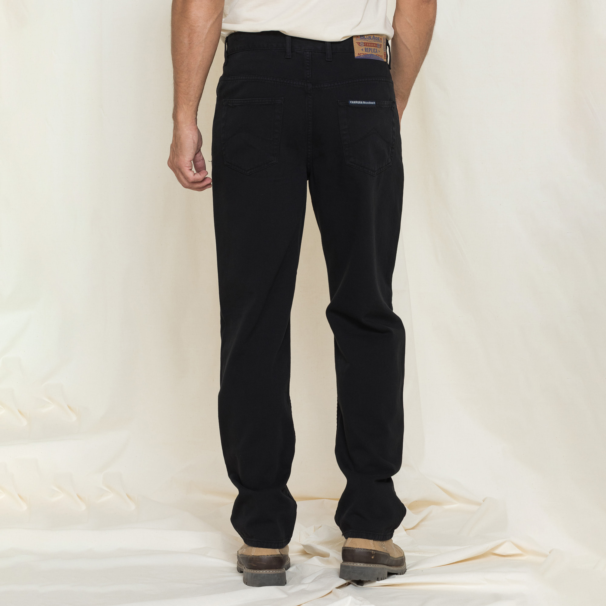 PANTALONI STRAIGHT FIT IN BULL DENIM OLD STYLE