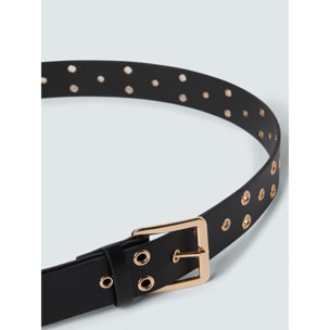 Fiorella Rubino - Cintura con occhielli - Nero