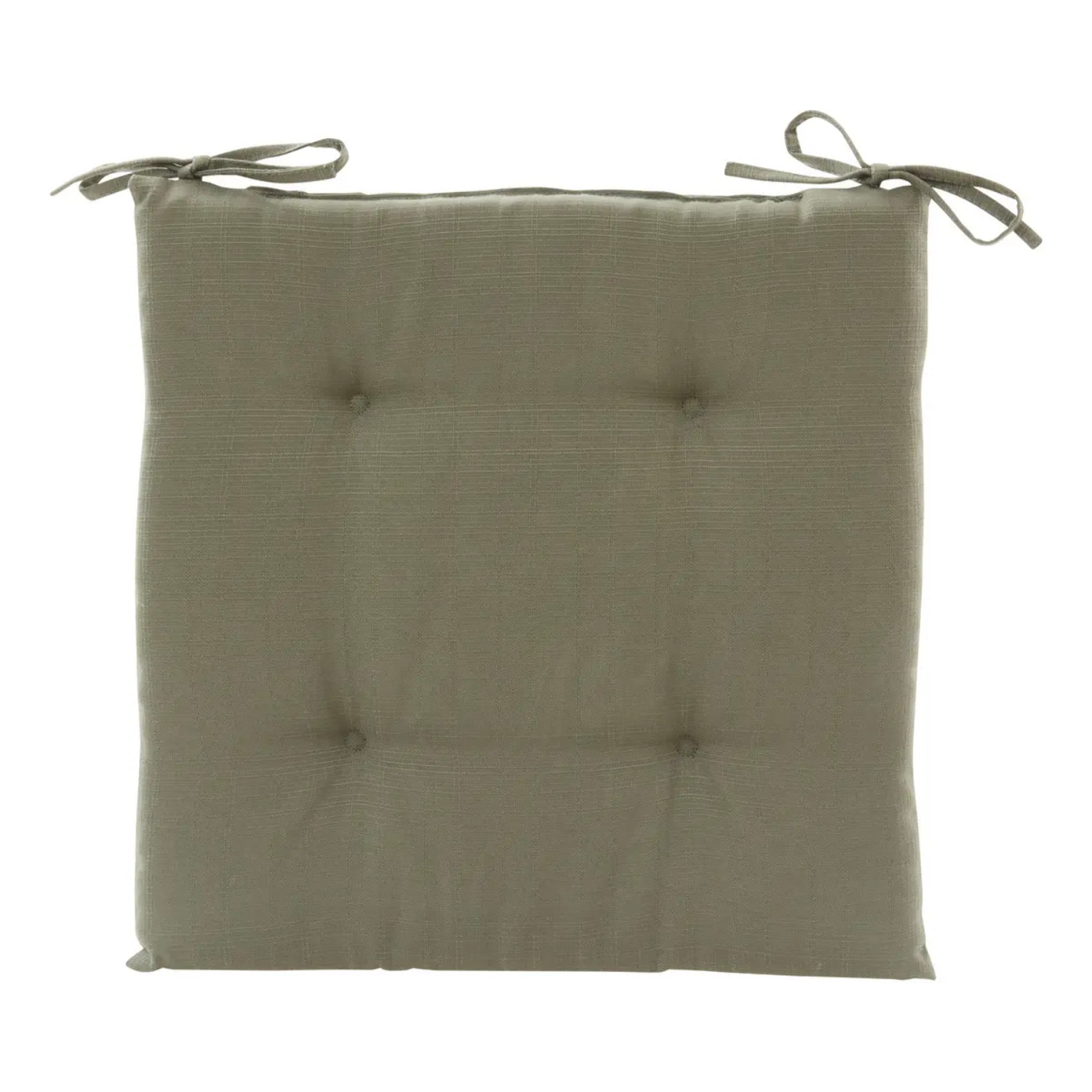 Galette de chaise Korai vert laurier 40x40cm