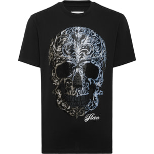 PHILIPP PLEIN Camiseta de cuello redondo y manga corta SKULL