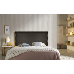 Cabecero Lirio Polipiel Chocolate 220