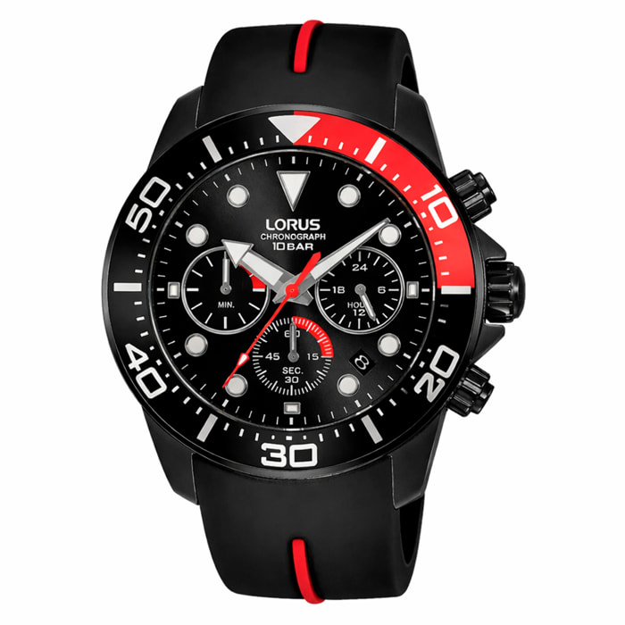 Reloj Lorus RT347JX9 Hombre Analogico Cuarzo con Correa de Silicona