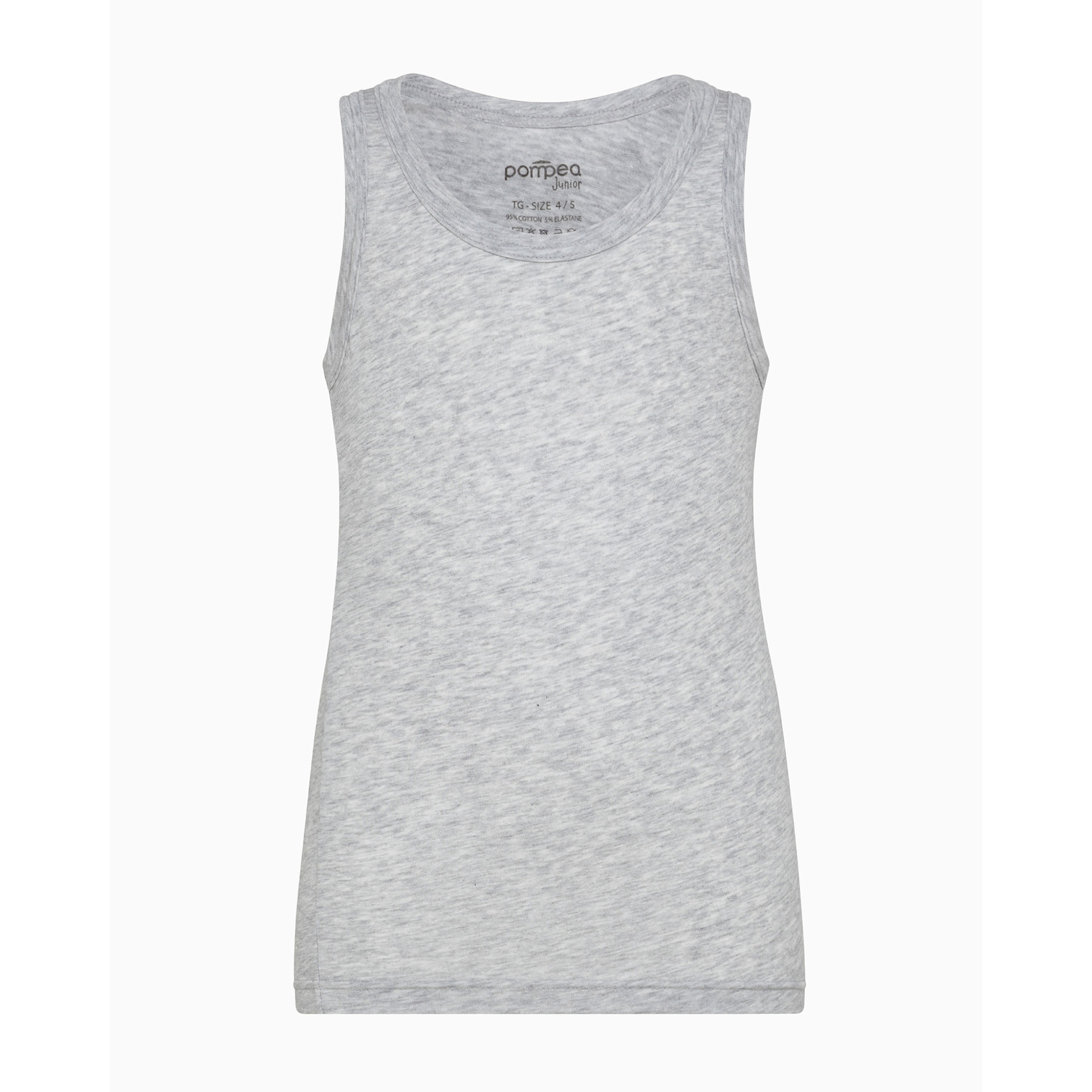 Canotta girocollo bimbo in cotone organico