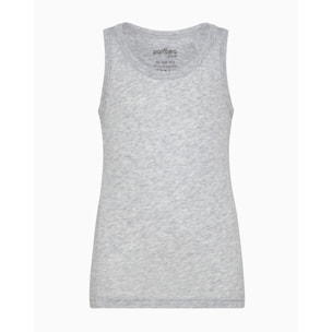 Canotta girocollo bimbo in cotone organico