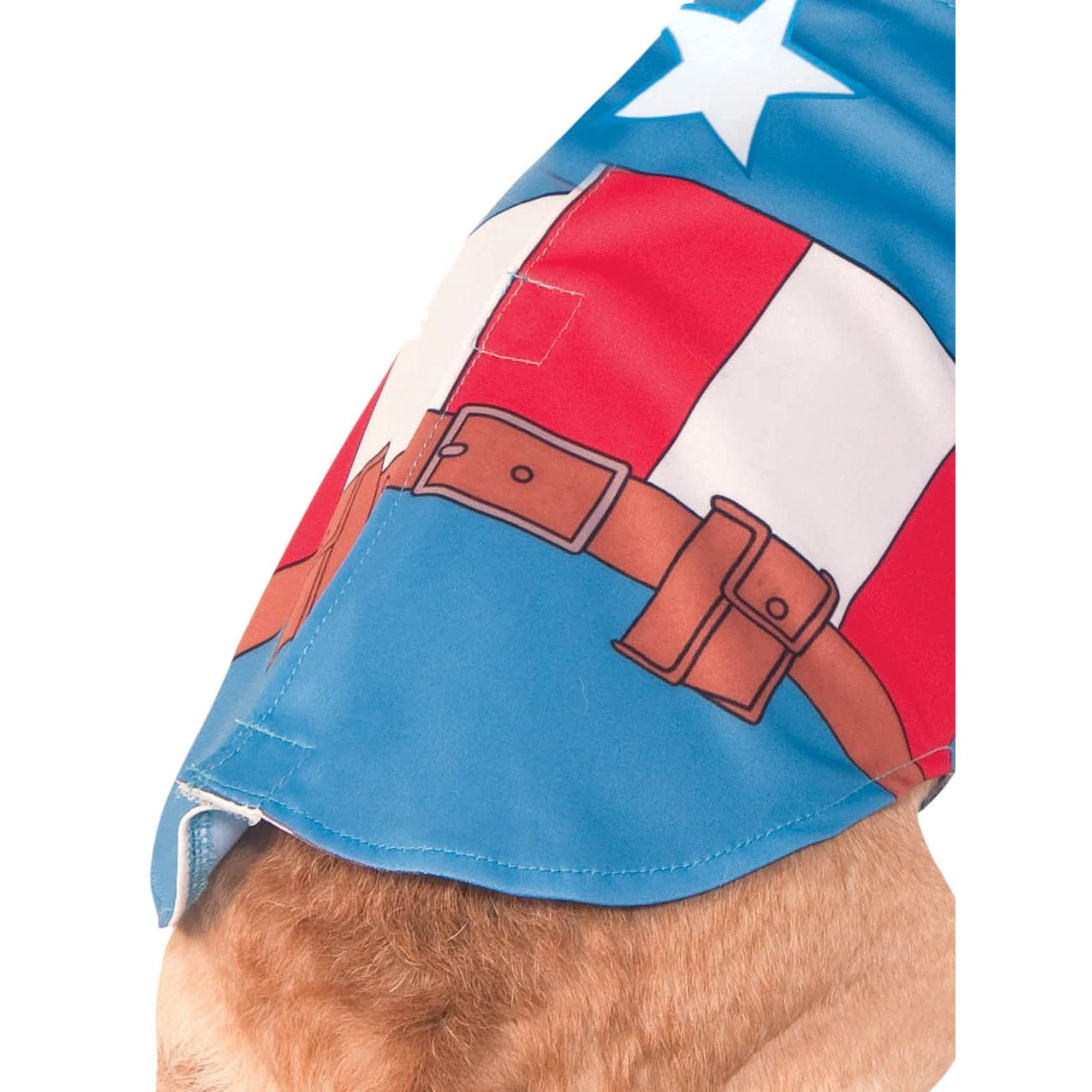 DISFRAZ CAPITAN AMERICA MASCOTA