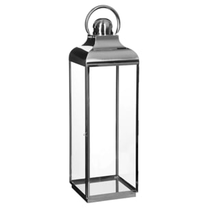 Set de 3 lanternes extérieur/intérieur - acier inoxydable