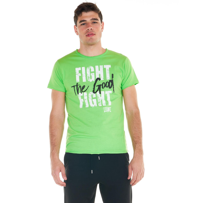 Camiseta deportiva de hombre con estampado "La buena pelea"