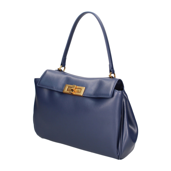 Borsa a mano da donna Made in Italy - Modello Padova - 100% pelle - 28.0 x 19.0 x 8.0 cm