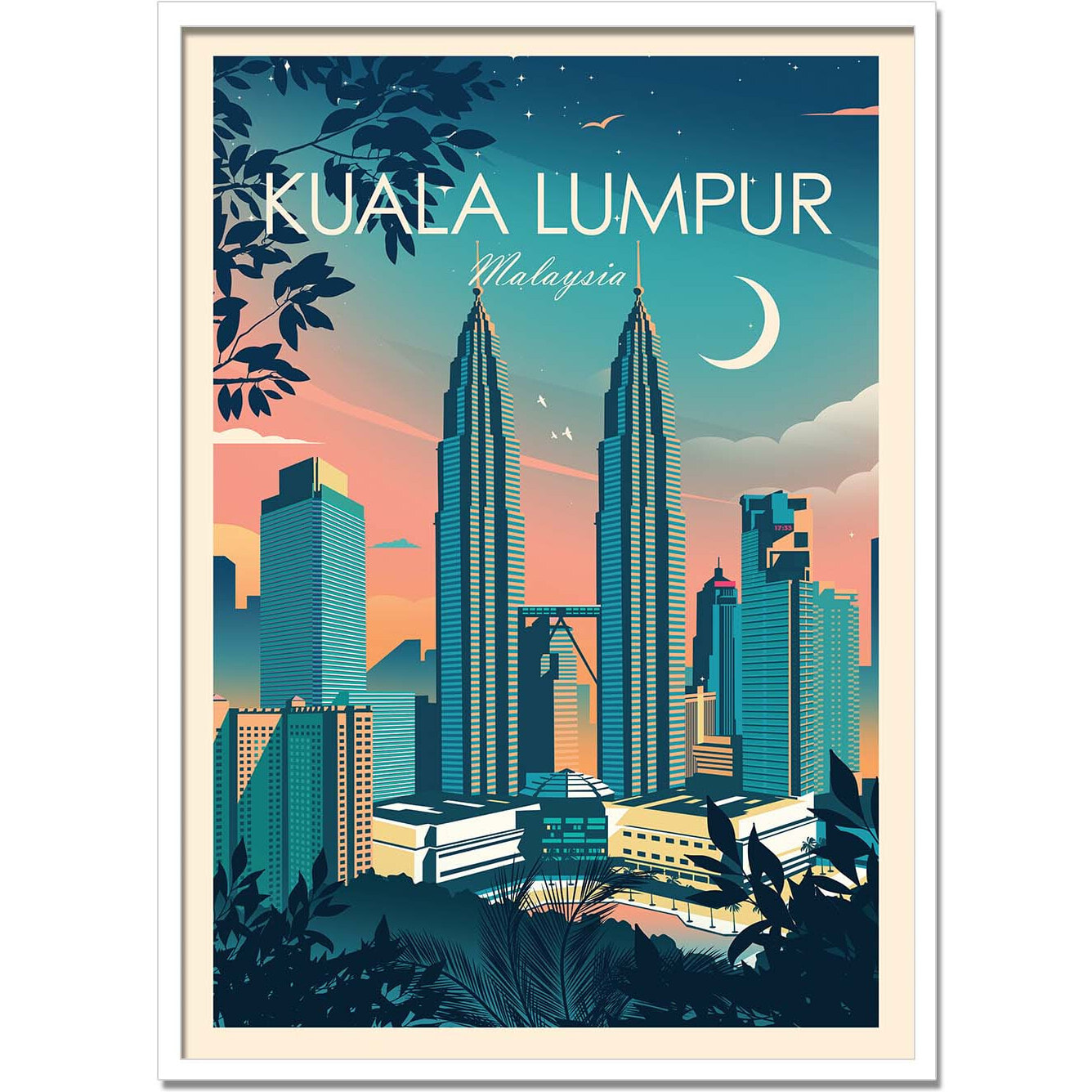 Affiche - Kuala Lumpur Malaysia - Studio Inception