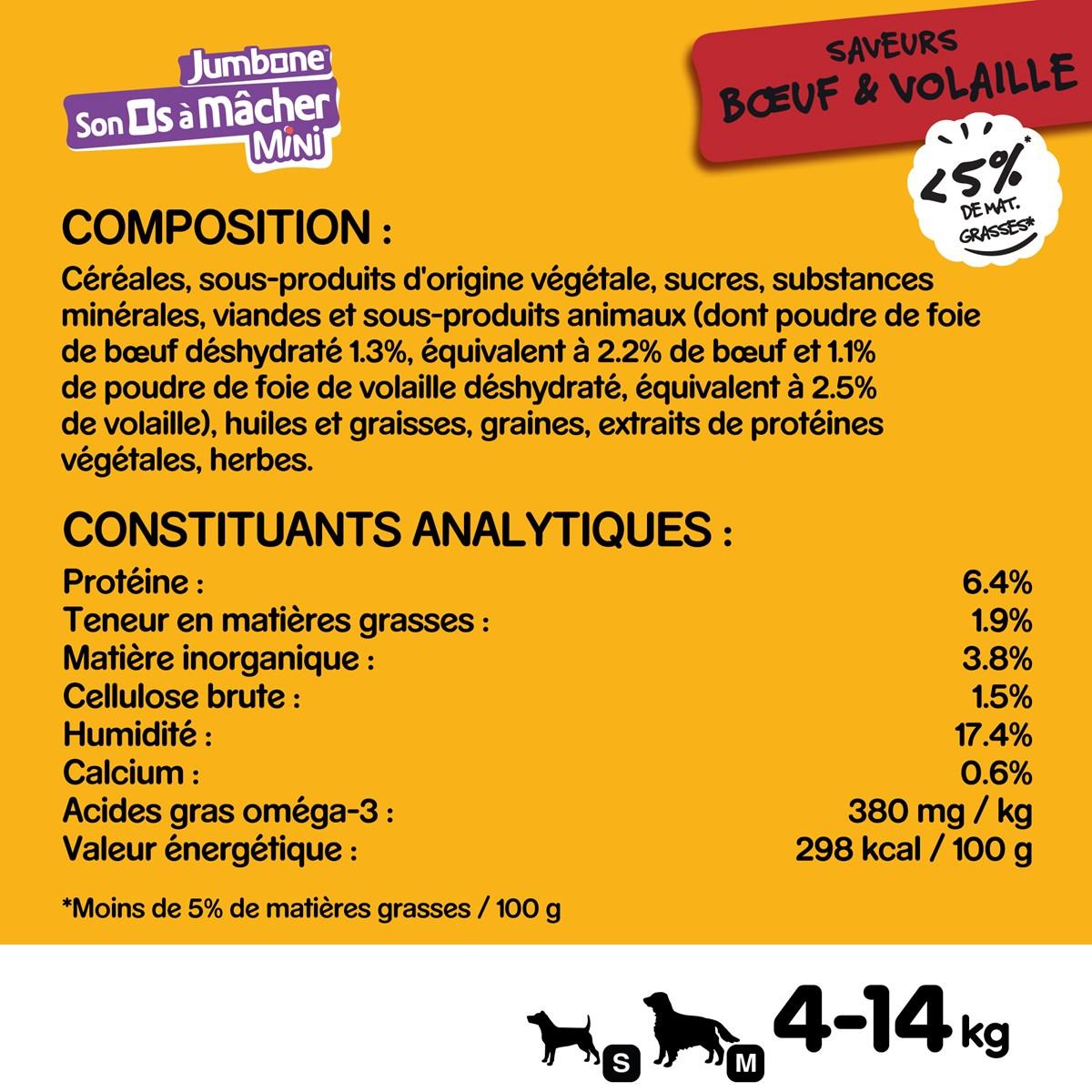 PEDIGREE Son Os à Mâcher Récompenses pour petit chien 4 friandises (1x160g)