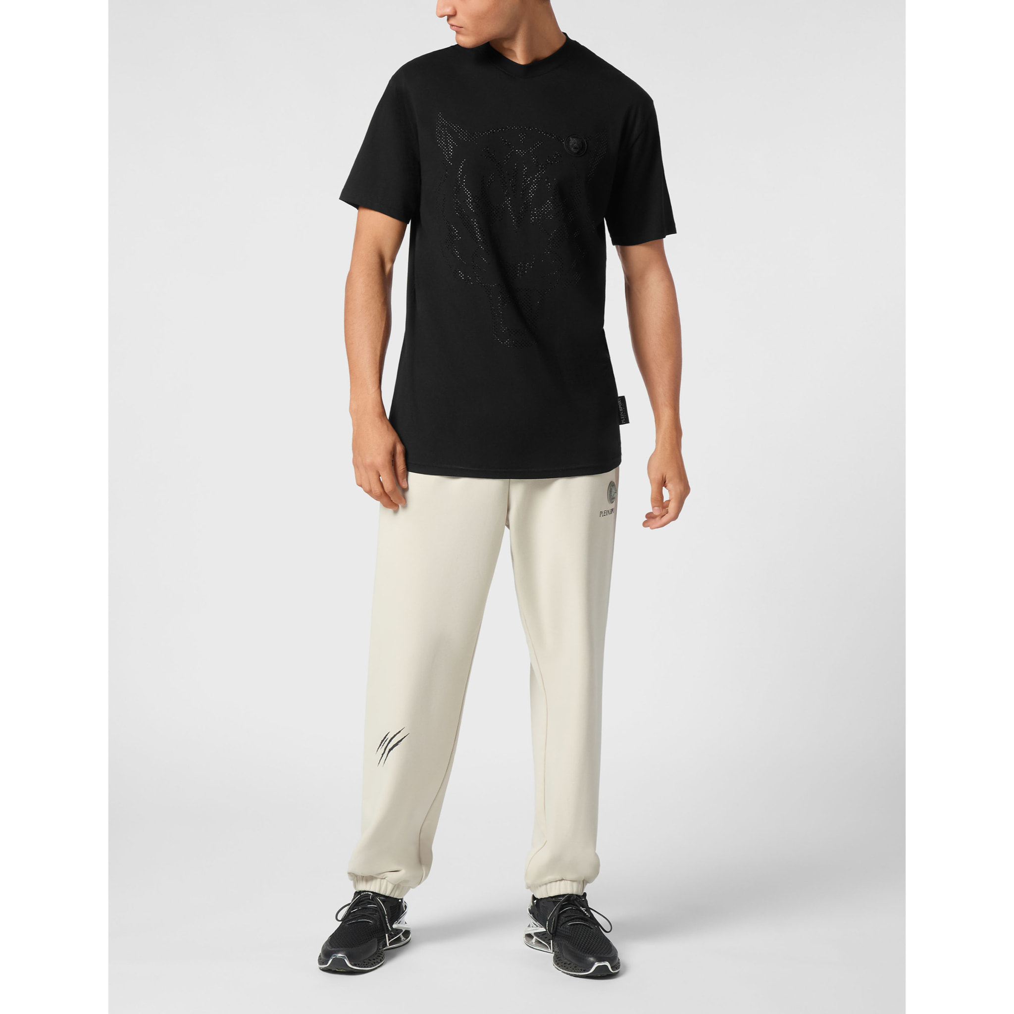 PLEIN SPORT Camiseta de cuello redondo TIGER