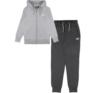 Chándal de invierno para niños Leone 1947 Street Style con capucha y cremallera