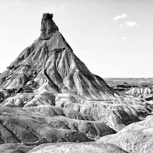 Affiche  piton de los bardenas Affiche sous cadre noir