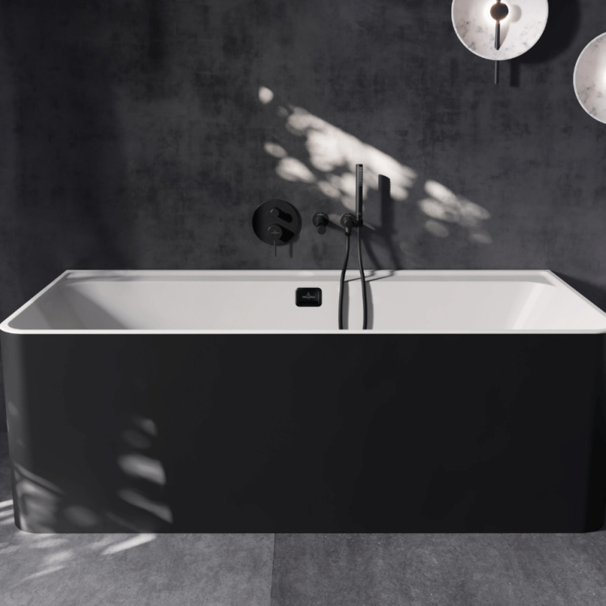Mitigeur mécanique encastré avec inverseur Loop & Friends Noir mat