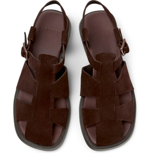 Sandalias - CAMPER Dana - Marron - Cuero de gamuza