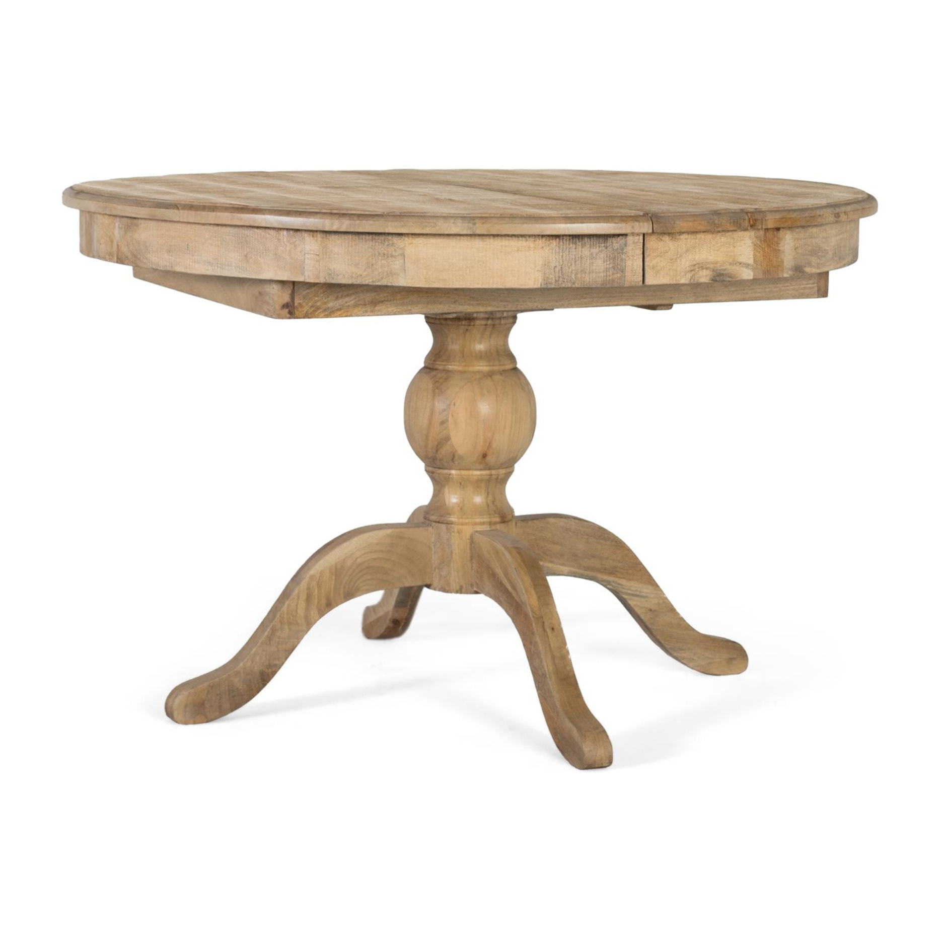 Mesas de Comedor de Madera de Mango 120 - 150 Cm Estilo Rústico Moderno