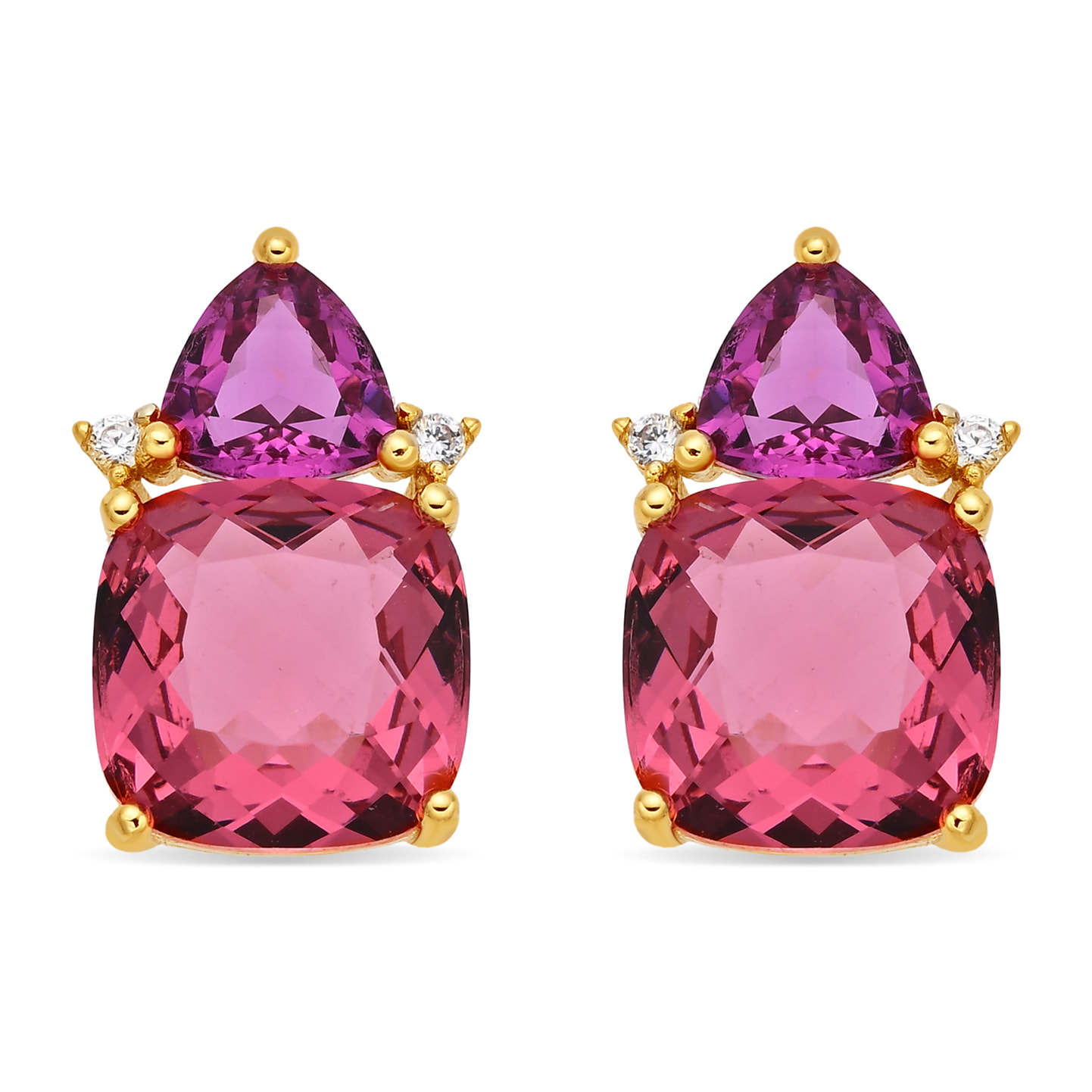 Pendientes Ilkan acabado oro amarillo 18k