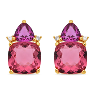 Pendientes Ilkan acabado oro amarillo 18k