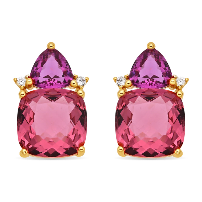 Pendientes Ilkan acabado oro amarillo 18k