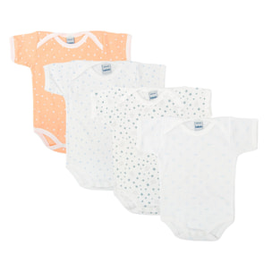 Pack 4 Body Basico Manga Corta