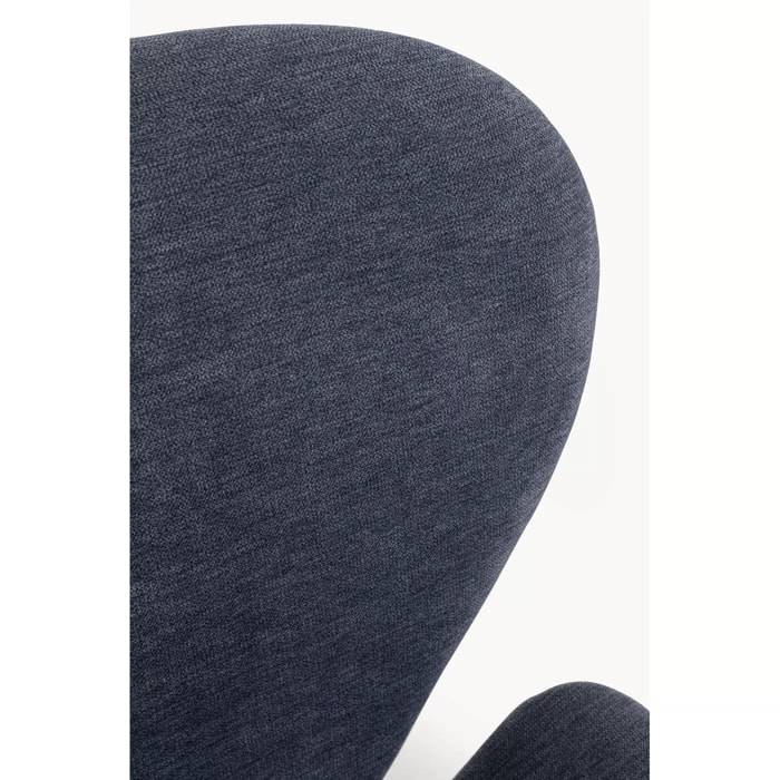 Chaise Soft Petal bleue Kare Design